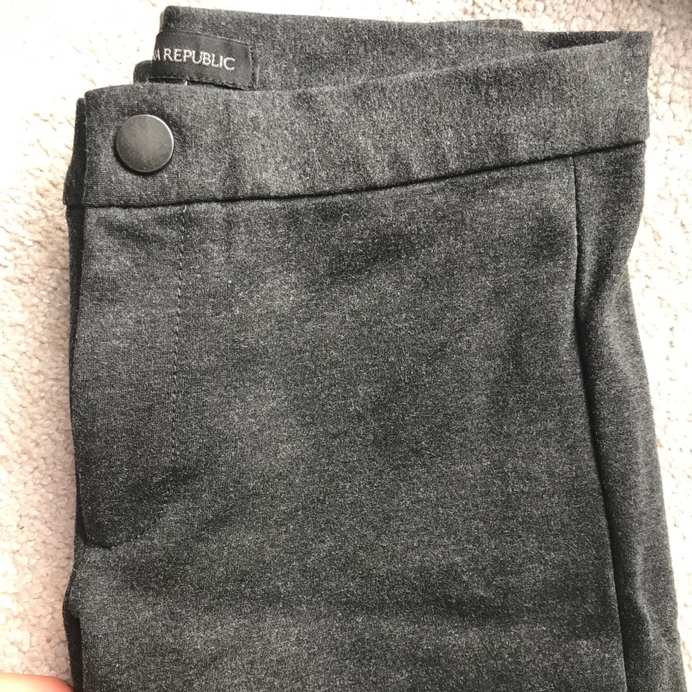 Skinny stretch trousers || Dark grey || 0